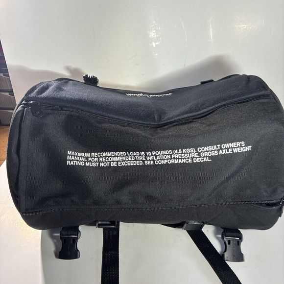 Harley Davidson Rear Back Soft Luggage Storage Bag Conainer Box - Picture 5 of 10